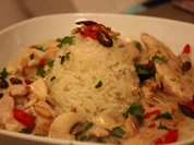 Putengeschnetzeltes mit Reisbeilage - Rezept