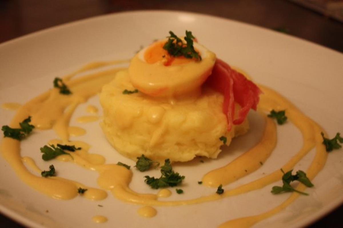 Eier in Senfsauce mit Kartoffelstampf - Rezept - kochbar.de
