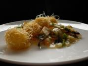 Rezept: Explodierte Kartoffelbällchen mit Fenchelgemüse Explodierte Kartoffelbällchen mit Fenchelgemüse - Rezept