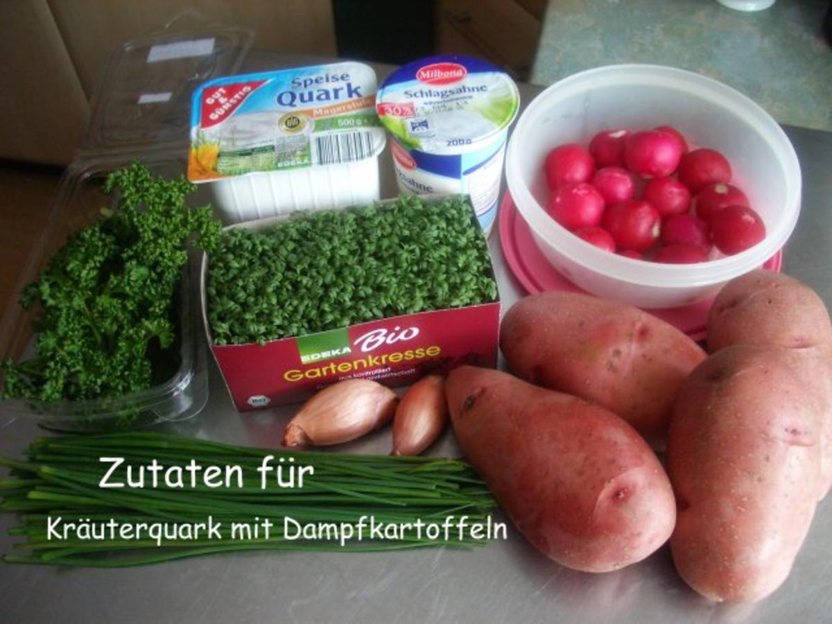 Kräuterquark mit Dampfkartoffeln - Rezept - Bild Nr. 2