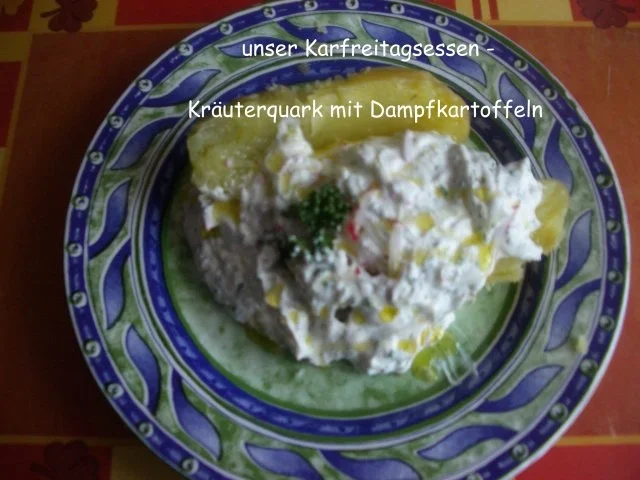 Rezept: Kräuterquark mit Dampfkartoffeln Kräuterquark mit Dampfkartoffeln - Rezept