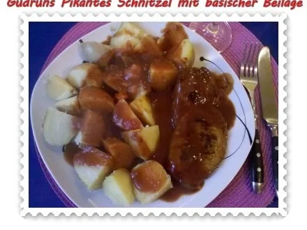 Fleisch: Pikantes Schnitzel mit asiatischer Tomatensoße - Rezept - Bild Nr. 12