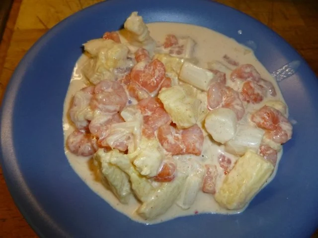 Krabbensalat mal fruchtig - Rezept