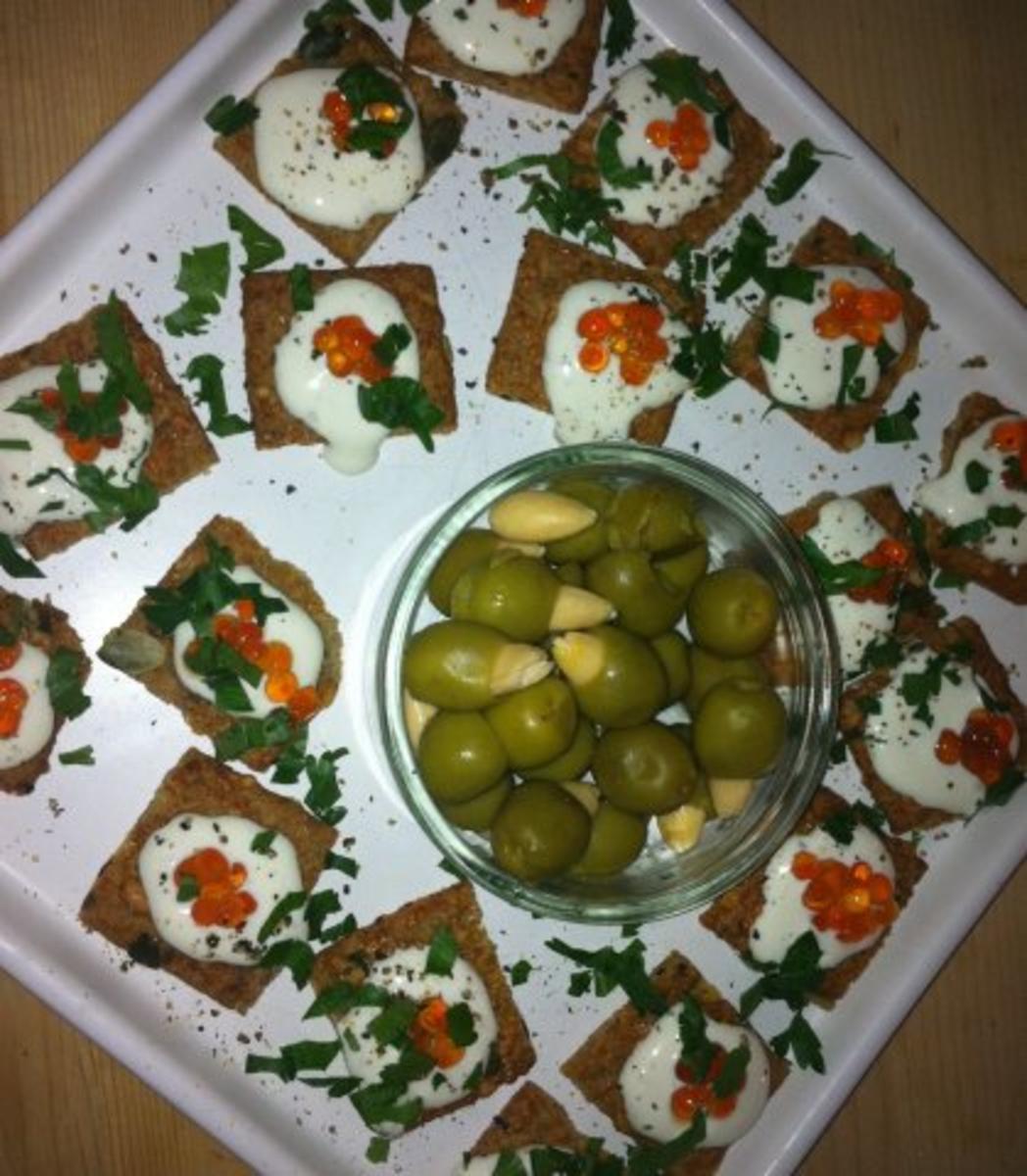 Snack zum Ostersektempfang - Rezept