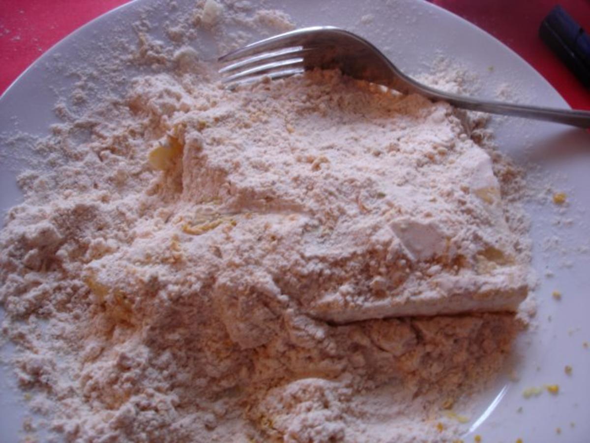 Kabeljaufilet in Goldkruste mit Brokkolie-Kartoffelstampf - Rezept - Bild Nr. 3