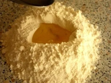 Rezept: Zwiebel - Fenchel - Pappardelle mit Bröseln Bild Nr. 3 Zwiebel - Fenchel - Pappardelle mit Bröseln - Rezept - Bild Nr. 3