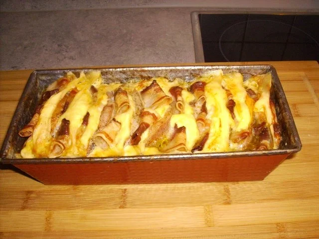 Rezept: Schichtbraten in der Kuchenform Schichtbraten in der Kuchenform - Rezept