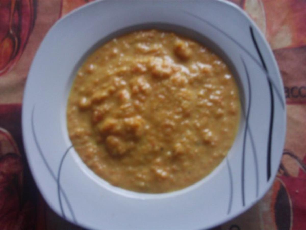 Karottencreme-Suppe mit Orangen-Gremolata - Rezept