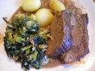 Rinderbraten vom Galloway  in Rotwein - Rezept