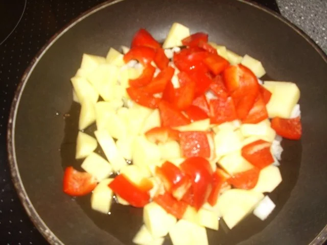 Lammbeinscheibe mit Kartoffeln und Bohnen - Rezept - Bild Nr. 3