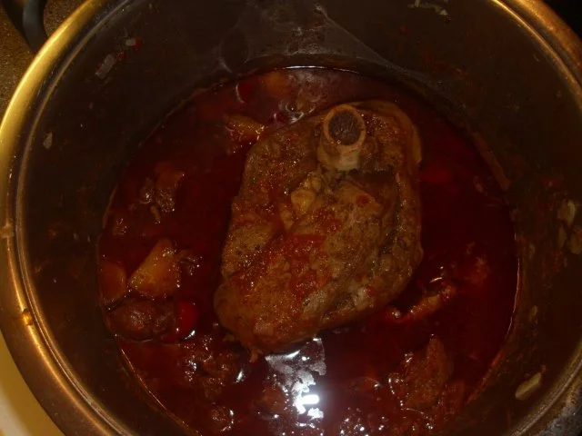 Lammbeinscheibe mit Kartoffeln und Bohnen - Rezept - Bild Nr. 5