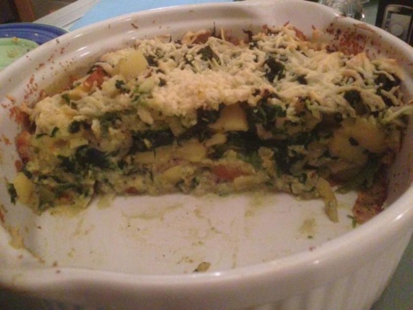 Spinat Fisch Kartoffel Gratin - schnell &amp; einfach - von VanHellsingsErben