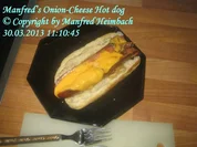 Rezept: Fingerfood โ Manfredโs Onion-Cheese Hot dog Fingerfood โ Manfredโs Onion-Cheese Hot dog - Rezept