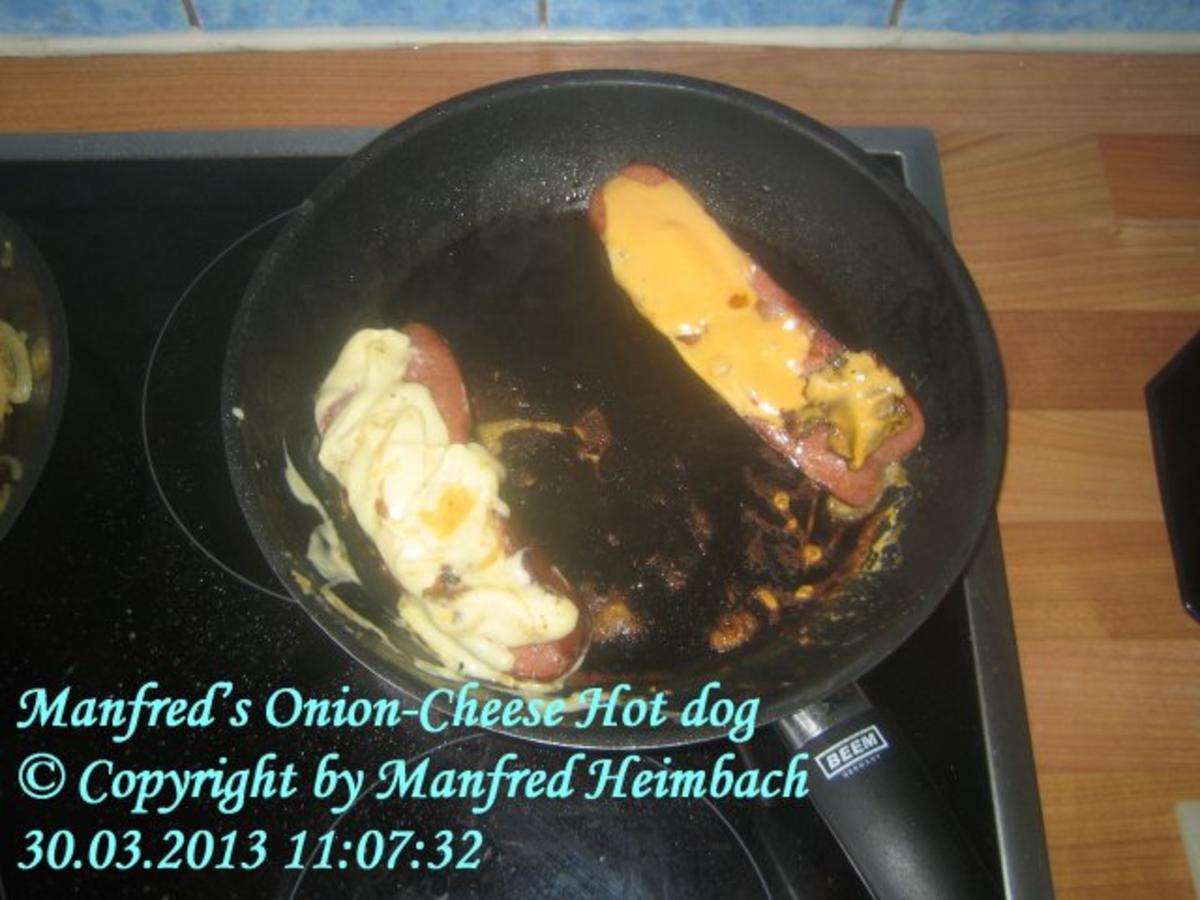 Fingerfood – Manfred’s Onion-Cheese Hot dog - Rezept - Bild Nr. 3