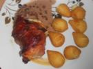 Hähnchenbrust im Schinkenmantel an feiner Pfeffersauce - Rezept