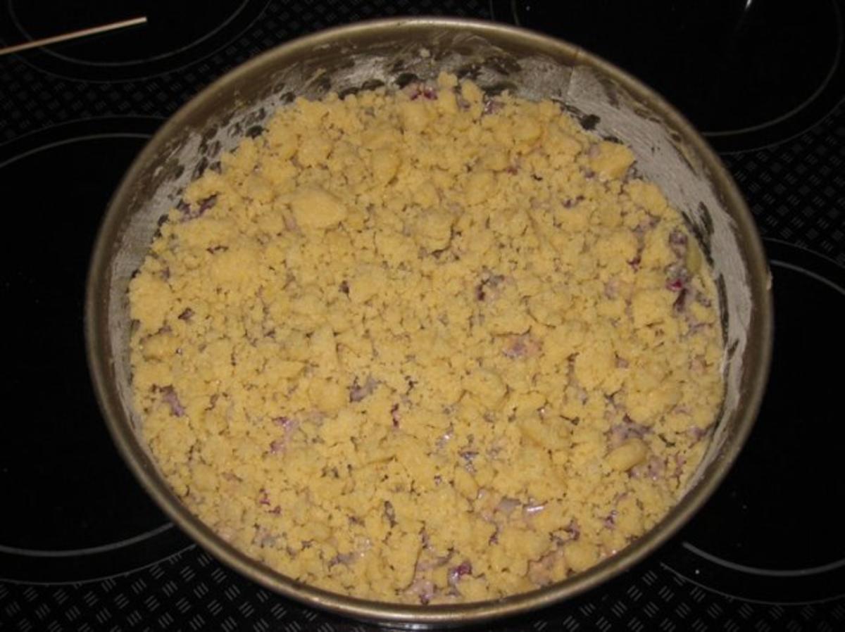 Italienischer Himbeer-Streuselkuchen - Rezept