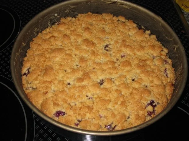 Rezept: Italienischer Himbeer-Streuselkuchen Bild Nr. 2 Italienischer Himbeer-Streuselkuchen - Rezept - Bild Nr. 2