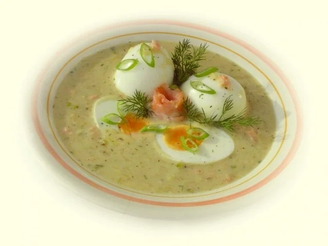 Rezept: Eier in Räucherlachs-Senfsauce Bild Nr. 12 Eier in Räucherlachs-Senfsauce - Rezept - Bild Nr. 12