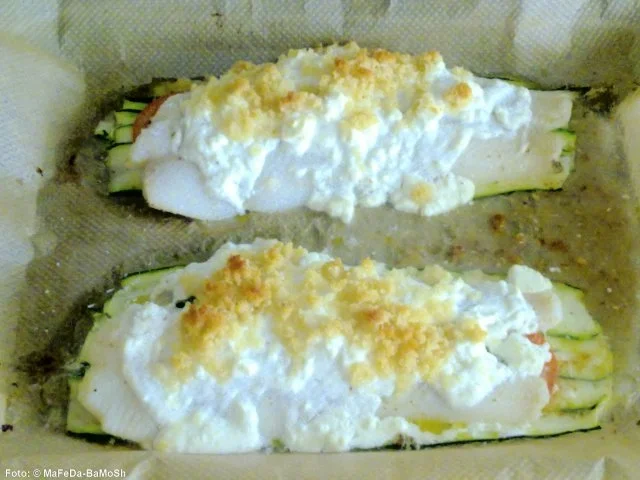 Rezept: Fischfilet auf Joghurt-Feta-Gemüse Bild Nr. 2 Fischfilet auf Joghurt-Feta-Gemüse - Rezept - Bild Nr. 2