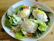 Räucherforellen-Mousse auf Salat - Rezept