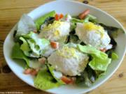 Räucherforellen-Mousse auf Salat - Rezept