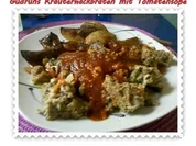 Hackfleisch: Kräuterhackfleischbraten mit pikanter Tomatensoße - Rezept