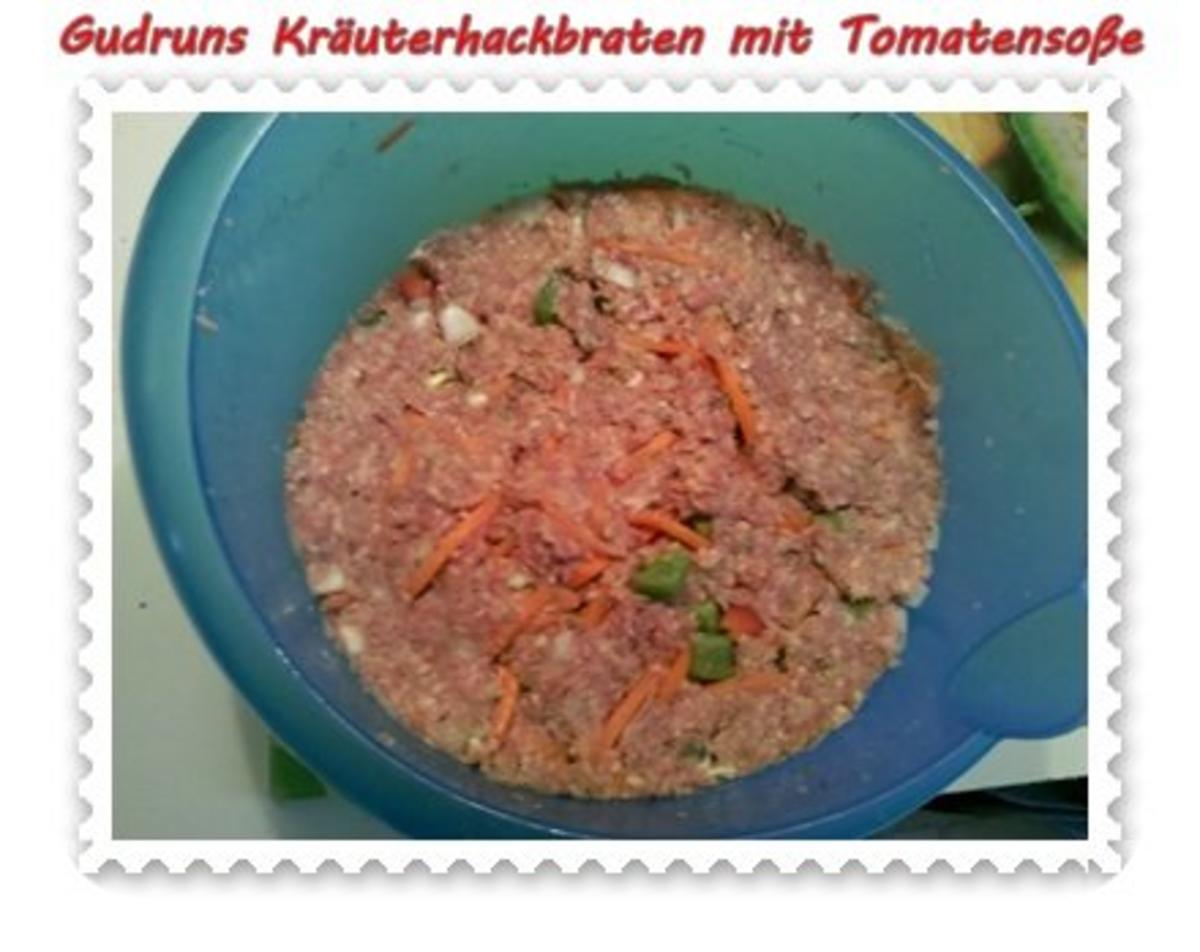 Hackfleisch: Kräuterhackfleischbraten mit pikanter Tomatensoße - Rezept - Bild Nr. 5