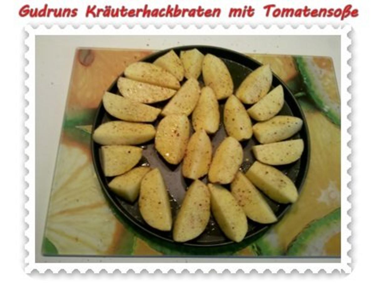 Hackfleisch: Kräuterhackfleischbraten mit pikanter Tomatensoße - Rezept - Bild Nr. 6