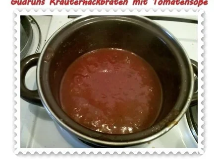 Rezept: Hackfleisch: Kräuterhackfleischbraten mit pikanter Tomatensoße Bild Nr. 8 Hackfleisch: Kräuterhackfleischbraten mit pikanter Tomatensoße - Rezept - Bild Nr. 8