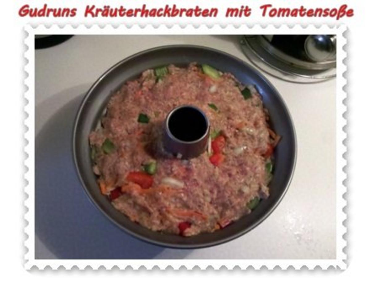 Hackfleisch: Kräuterhackfleischbraten mit pikanter Tomatensoße - Rezept - Bild Nr. 9