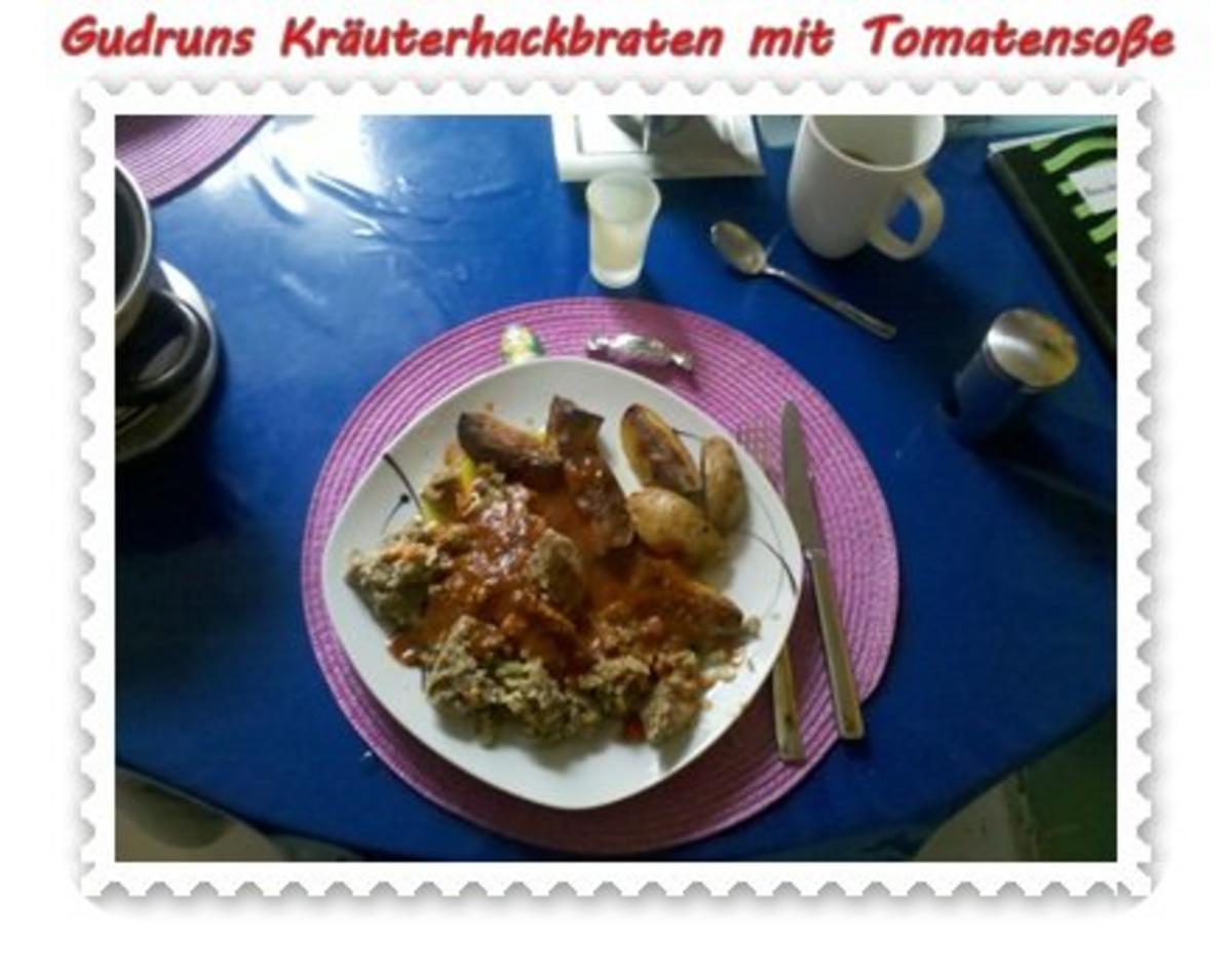 Hackfleisch: Kräuterhackfleischbraten mit pikanter Tomatensoße - Rezept - Bild Nr. 14