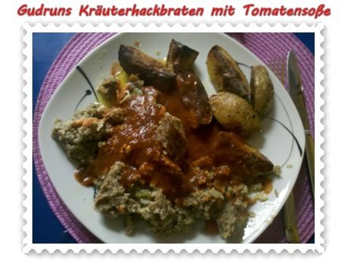 Hackfleisch: Kräuterhackfleischbraten mit pikanter Tomatensoße - Rezept - Bild Nr. 15