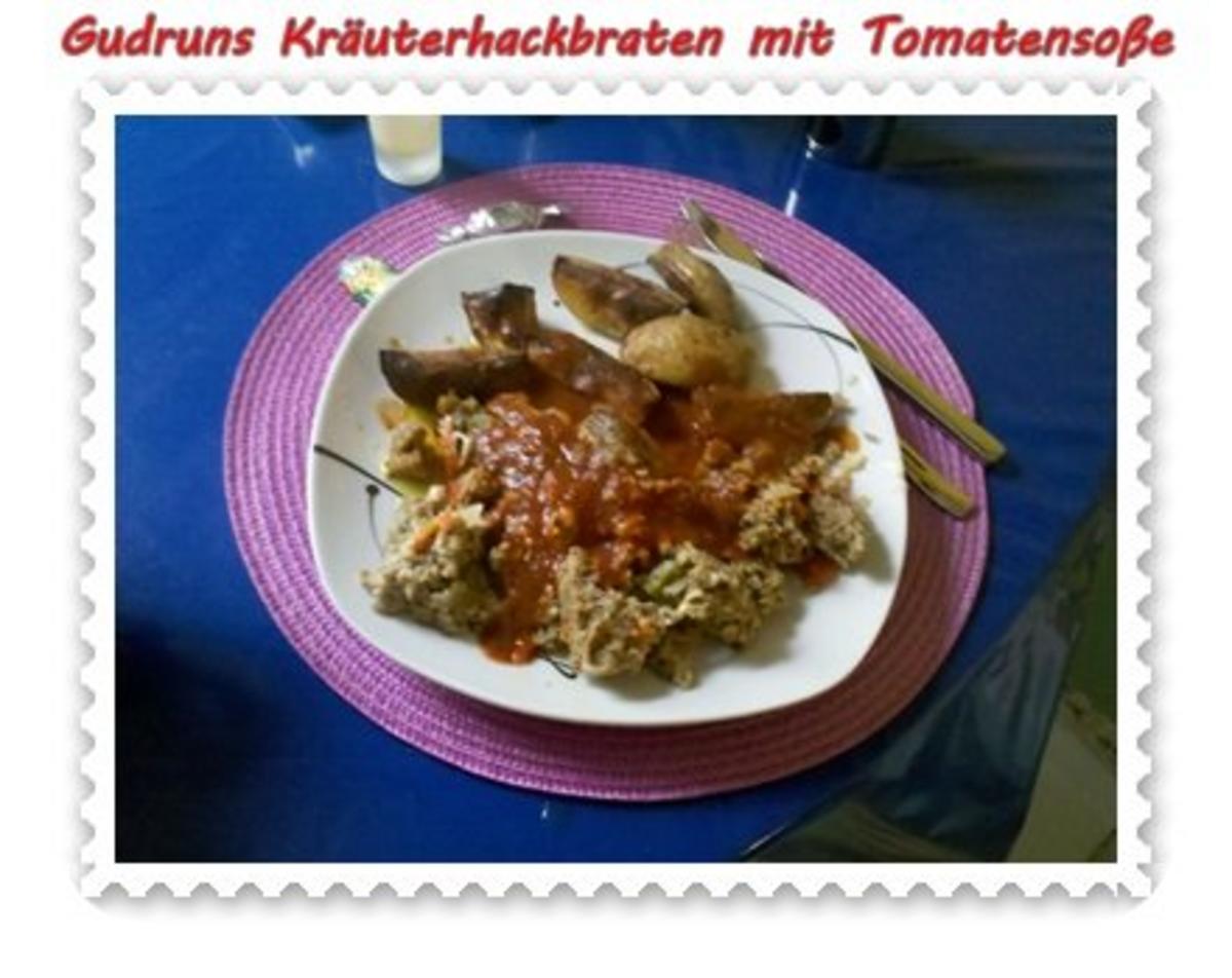 Hackfleisch: Kräuterhackfleischbraten mit pikanter Tomatensoße - Rezept - Bild Nr. 16