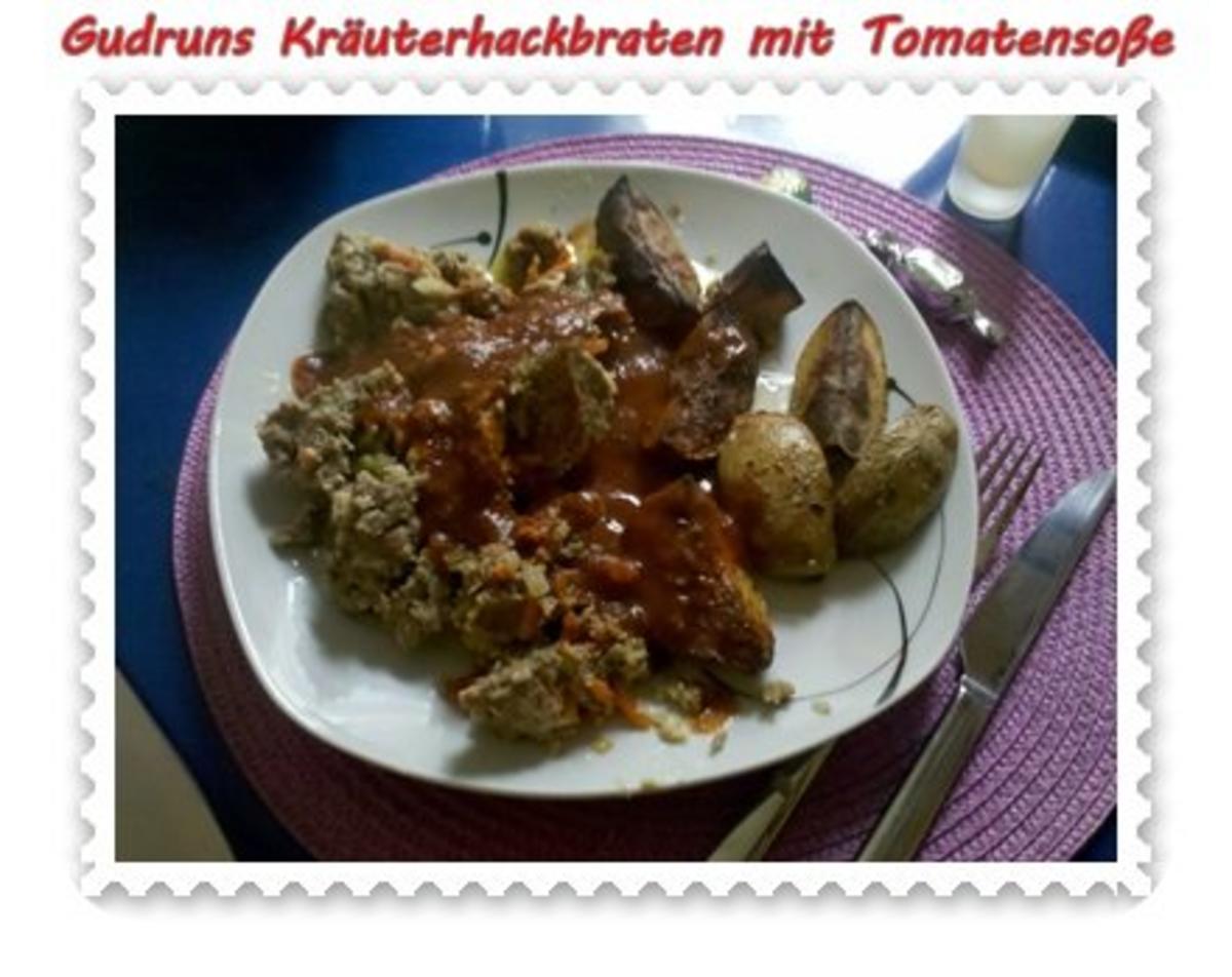 Hackfleisch: Kräuterhackfleischbraten mit pikanter Tomatensoße - Rezept - Bild Nr. 17