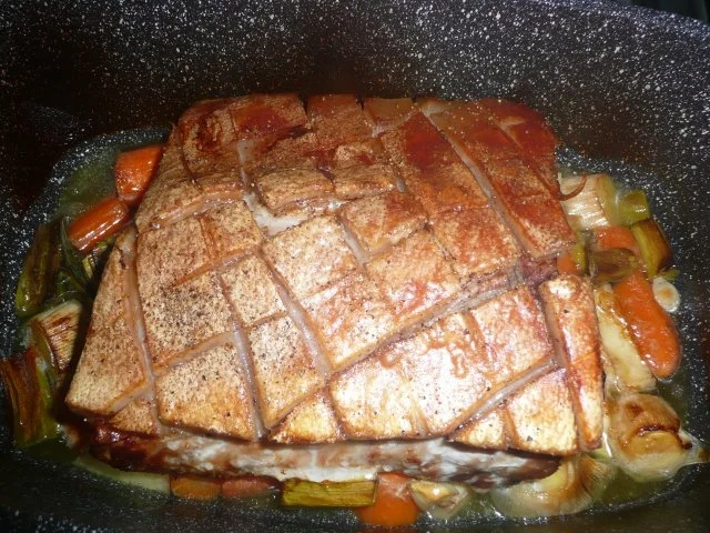 Rezept: Krustenbraten mit Pfeffersauce Krustenbraten mit Pfeffersauce - Rezept