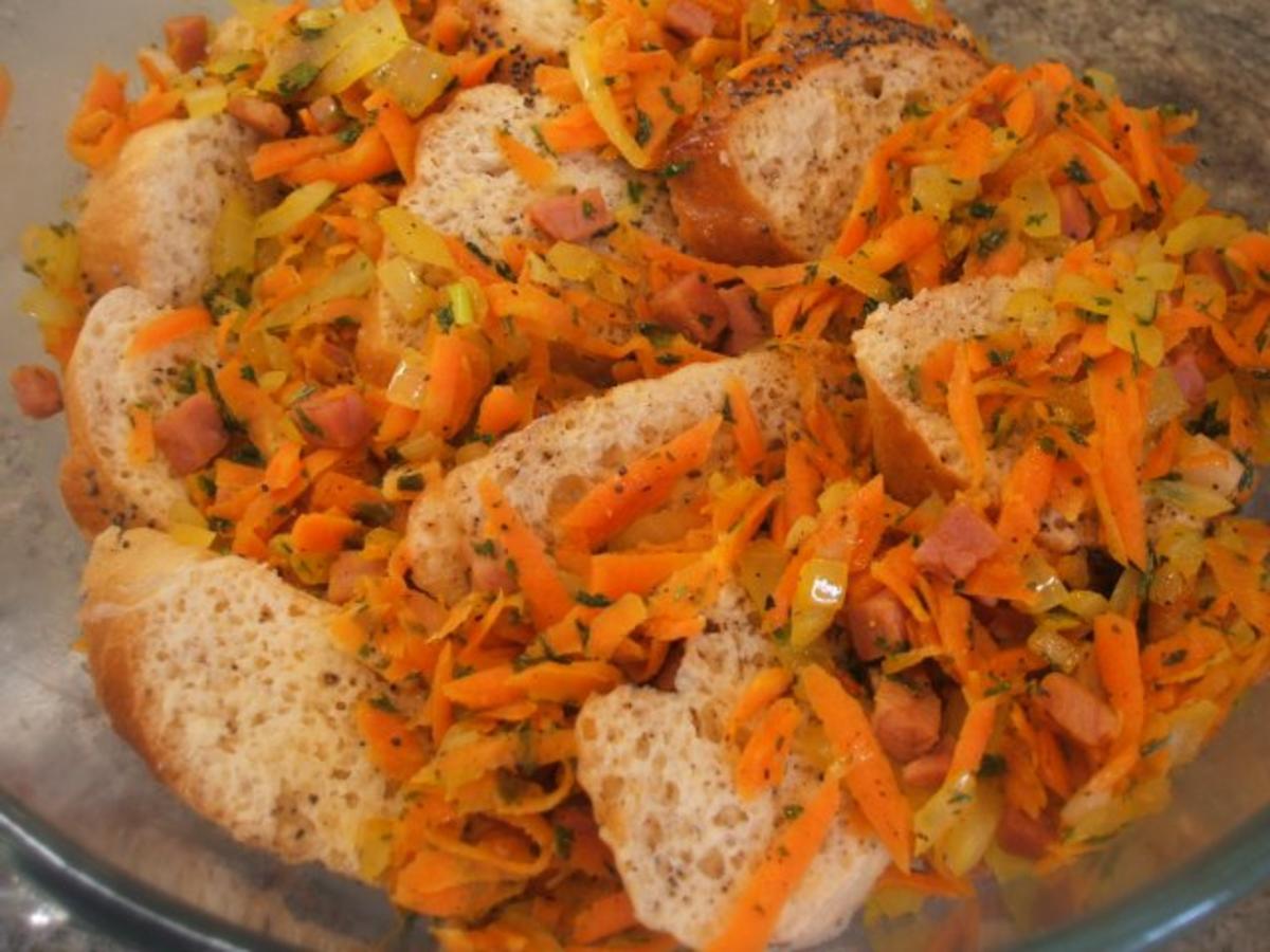 Auflauf: Brotauflauf mit Karotten - Rezept - Bild Nr. 5