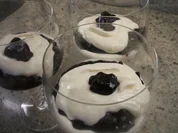 Dessert: Quark mit Heidelbeergrütze - Rezept