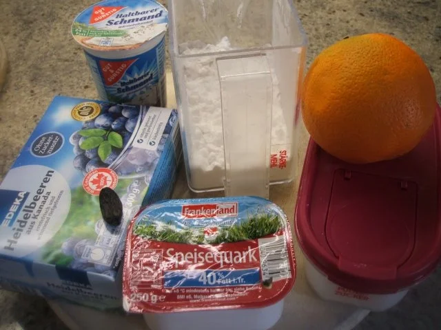 Rezept: Dessert: Quark mit Heidelbeergrütze Bild Nr. 2 Dessert: Quark mit Heidelbeergrütze - Rezept - Bild Nr. 2