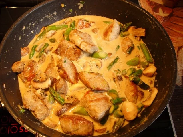 Lende trifft grünen Spargel und Pilze - Rezept - Bild Nr. 2