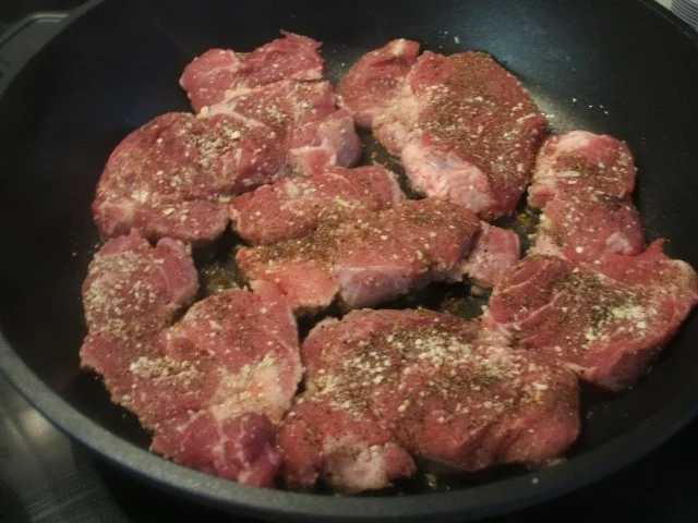 Fleisch: Halskoteletts mit Zwiebelsahne - Rezept - Bild Nr. 4