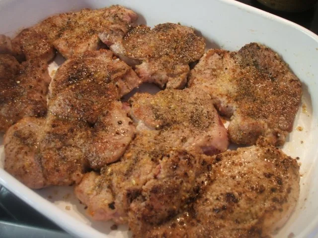 Fleisch: Halskoteletts mit Zwiebelsahne - Rezept - Bild Nr. 5