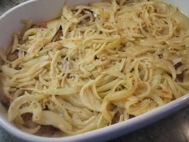 Fleisch: Halskoteletts mit Zwiebelsahne - Rezept - Bild Nr. 7