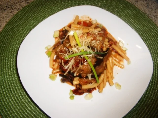 Aubergine-Maccheroni - Rezept