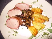 Schweinslende im Schinkenmantel - Rezept