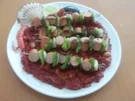 Currywurst-Spieße - Rezept