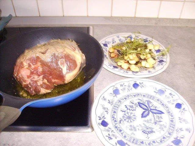 Lammkeule rosa gebraten - Rezept - Bild Nr. 5