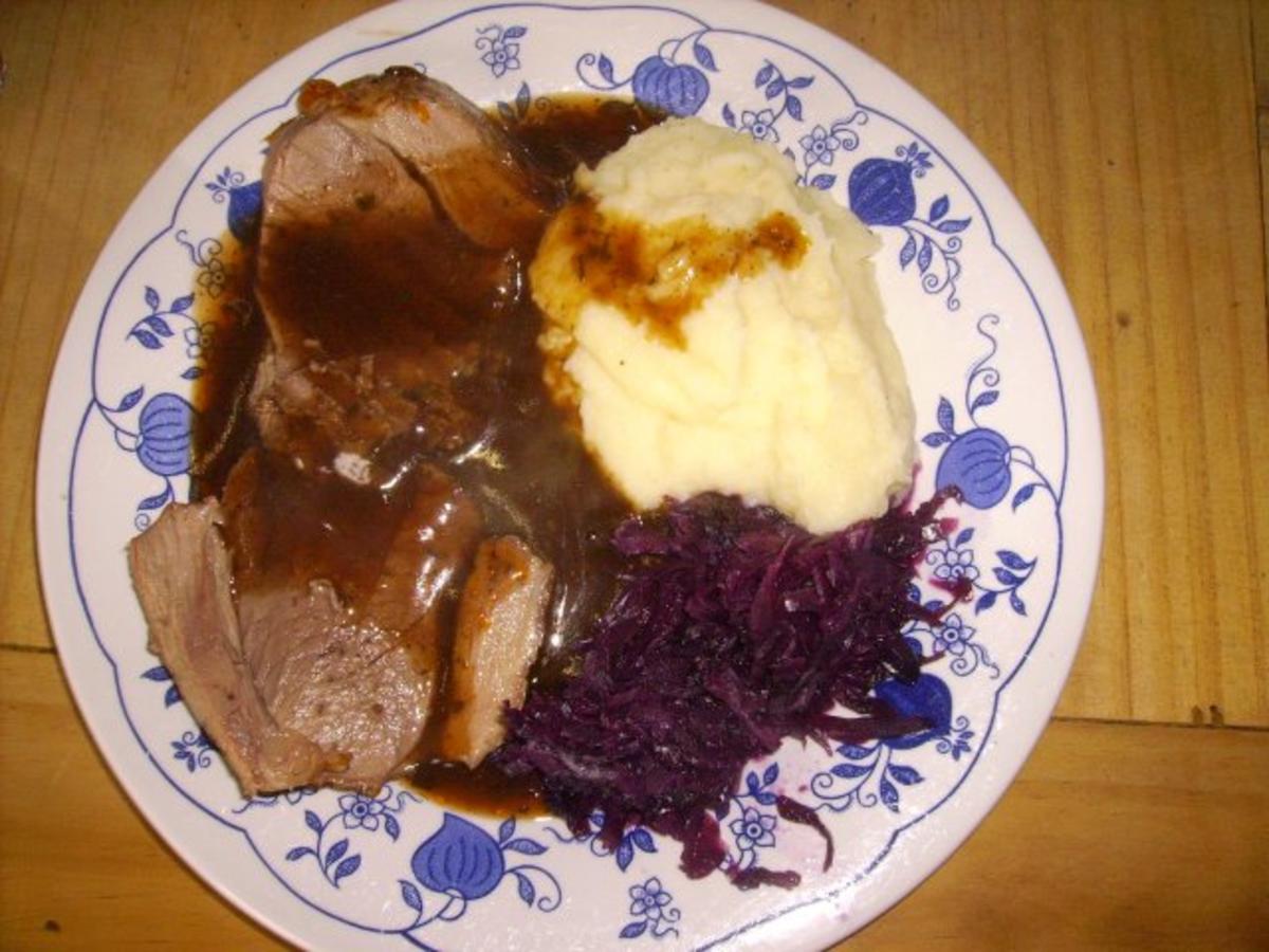 Bilder für Lammkeule rosa gebraten - Rezept