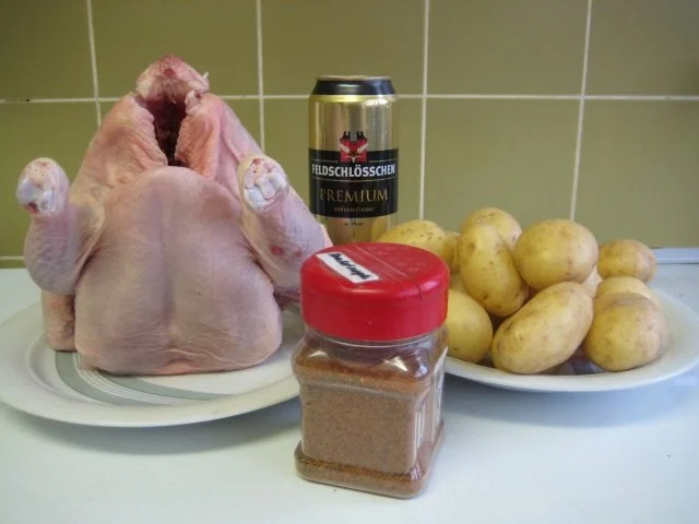 Rezept: Brathähnchen mit Bier Bild Nr. 2 Brathähnchen mit Bier - Rezept - Bild Nr. 2