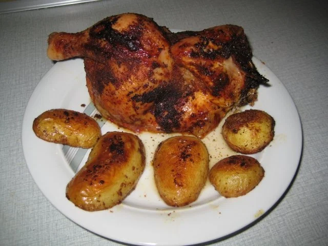 Rezept: Brathähnchen mit Bier Brathähnchen mit Bier - Rezept