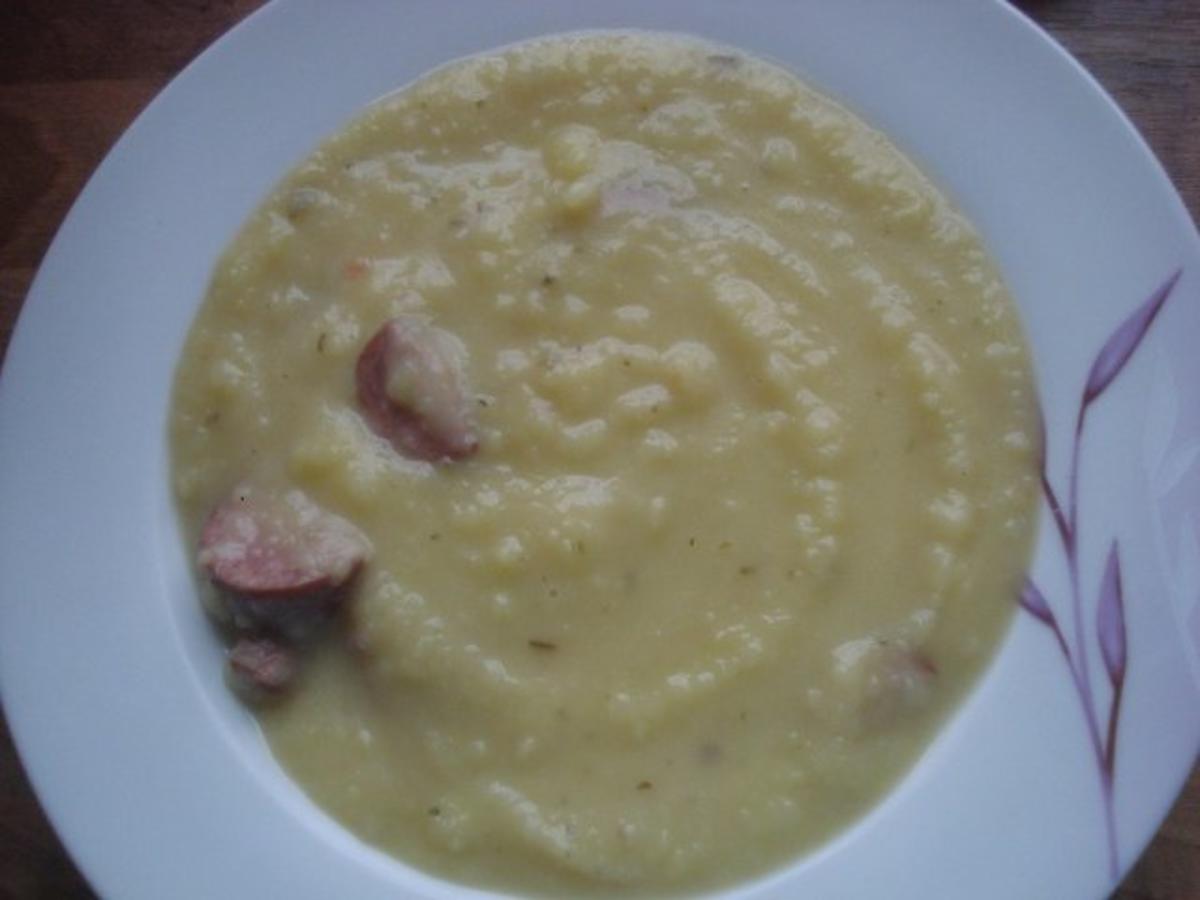 Bilder für Deftige Kartoffelsuppe mit Cabanossi - Rezept